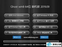Сϵͳ ghost win8.1 64λרҵʽv2019.09