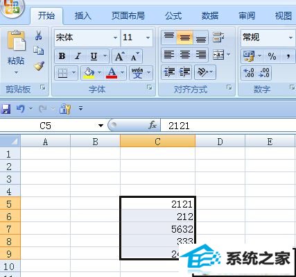 如何在win10旗舰版电脑中为excel2007快速加上单位？